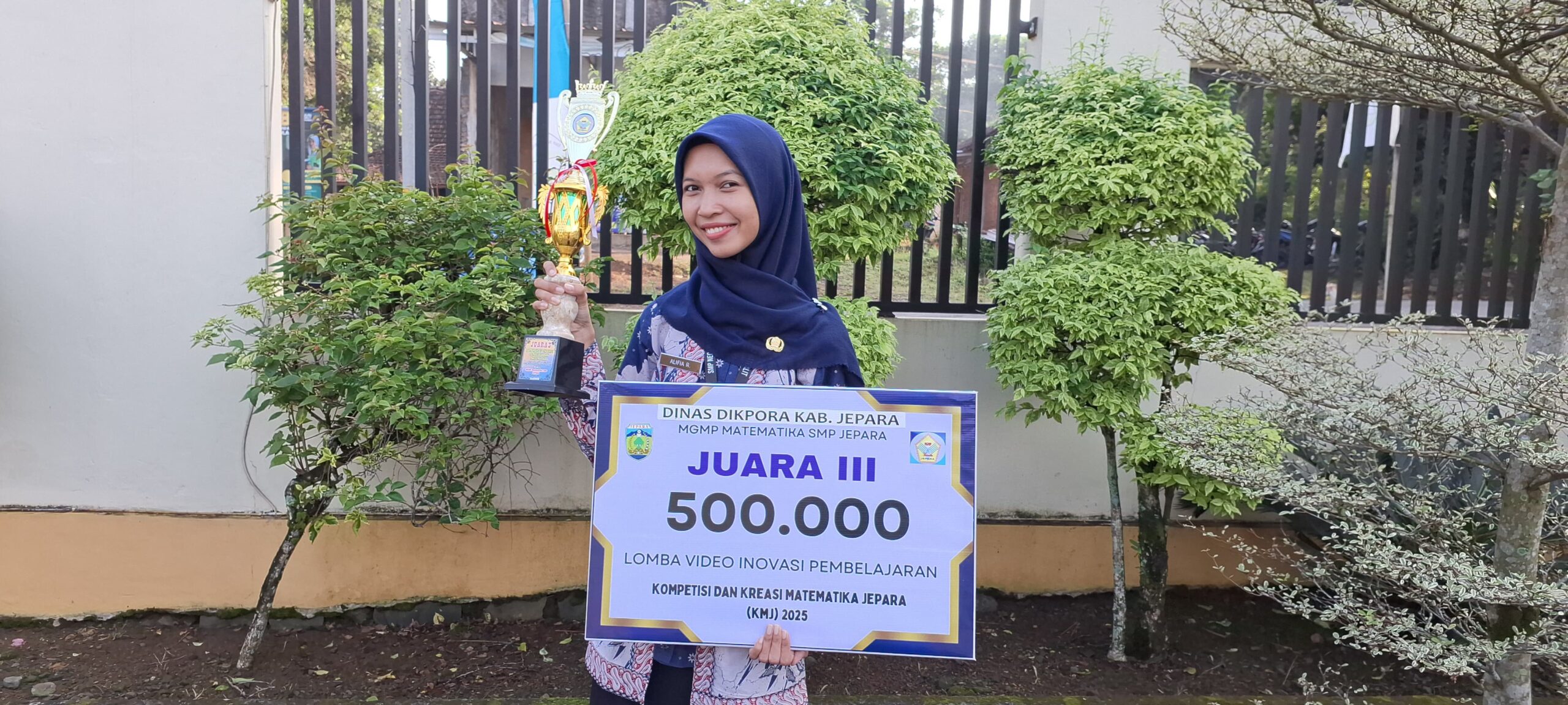 Lagi, Guru Matematika Raih Juara 3 Lomba Video Inovasi Pembelajaran dalam Ajang KMJ Tahun 2025